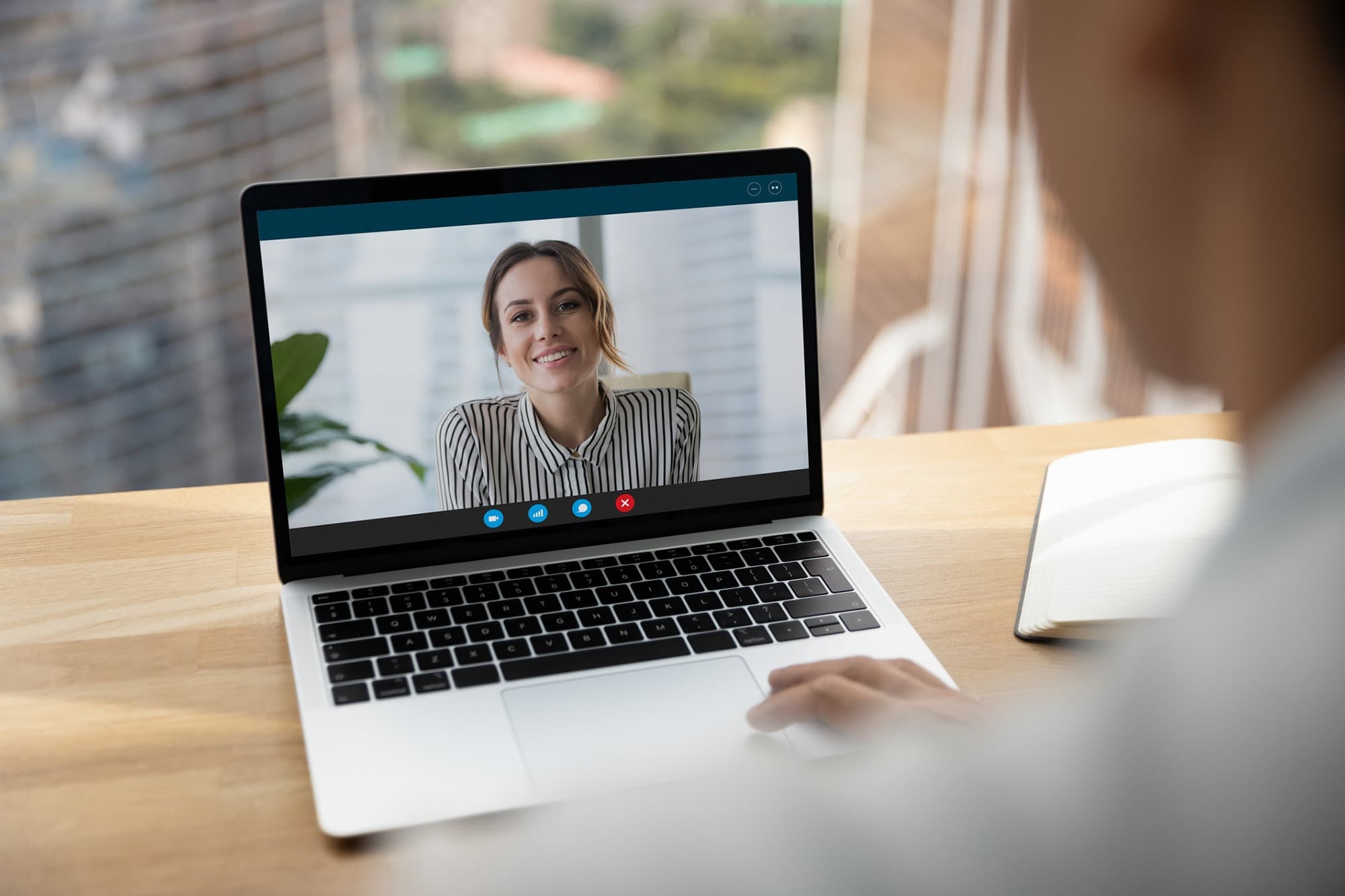Live one-on-one coaching session on a video call